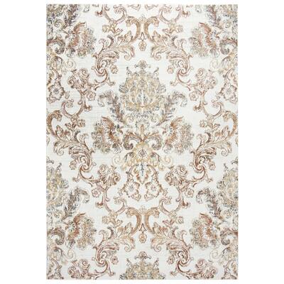 Alora Decor Lavish Medallion Damask Rug