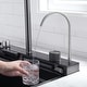 preview thumbnail 28 of 39, Lefton 304 Stainless Steel Waterfall Kitchen Sink Set with Pull-down Faucet KS2206 (Series)