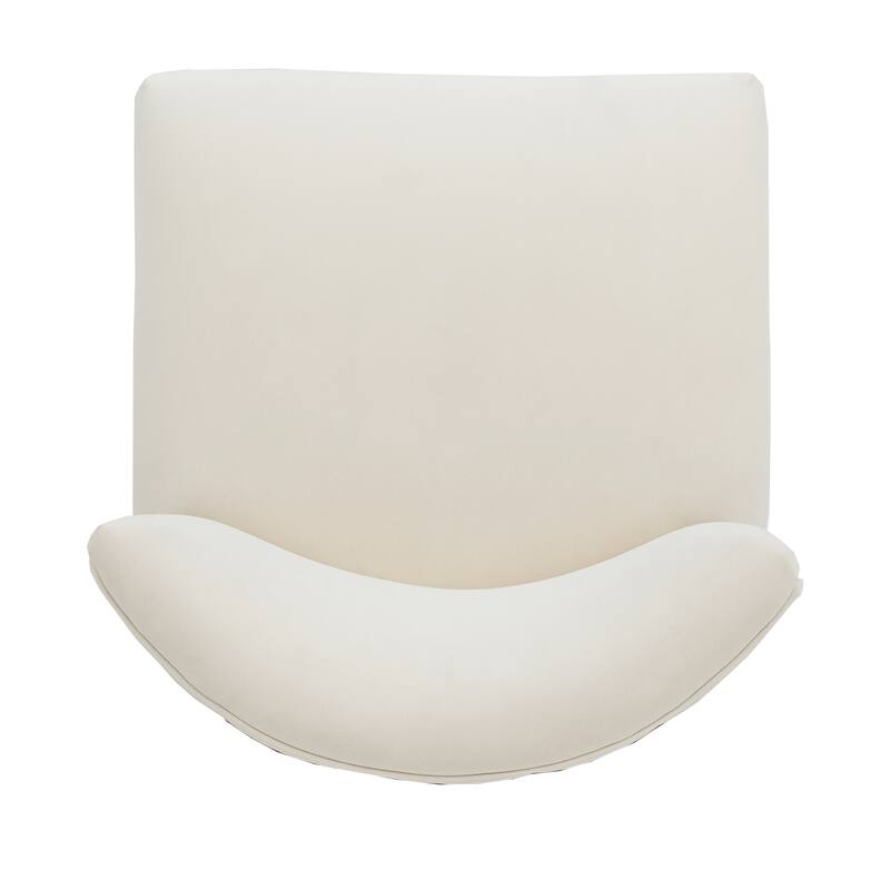 Roomfitters 27'' Upholstered Counter Stools, Set of 2 Modern Bar Chairs with Gold Circular Footrest and Light Fabric