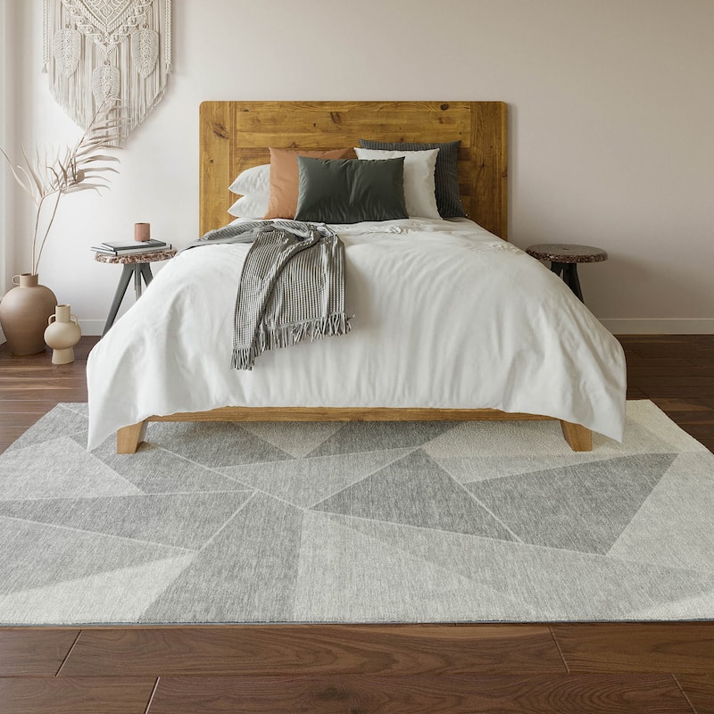 Premium Washable Super Soft Contemporary Mosaic Mayfield Rug