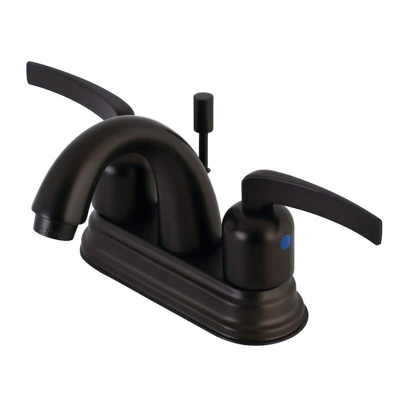 Kingston Brass Centurion 1.2 GPM Centerset Bathroom Faucet with Flat - Oil Rubbed Bronze