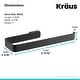preview thumbnail 17 of 19, KRAUS Stelios Bathroom Towel Ring