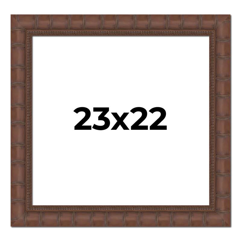 23x22 Frame Pewter Solid Wood Picture Frame Width 1.625 Inches | Interior Frame Depth 0.6875 Inches