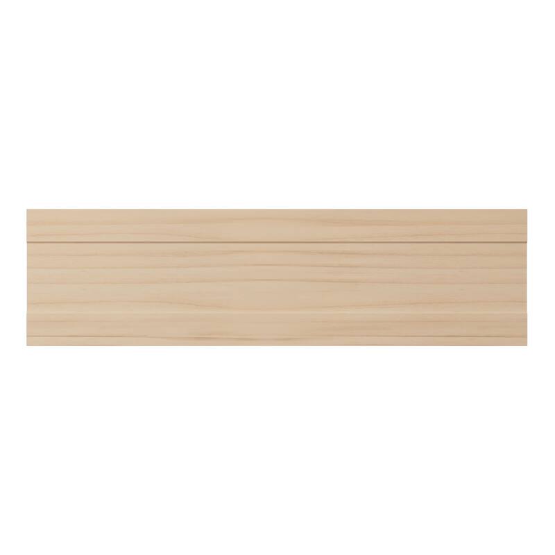 WM392 1-in D x 2-3/8-in W x 96-in L Americraft Solid Hardwood Stain Grade Chair Rail Moulding