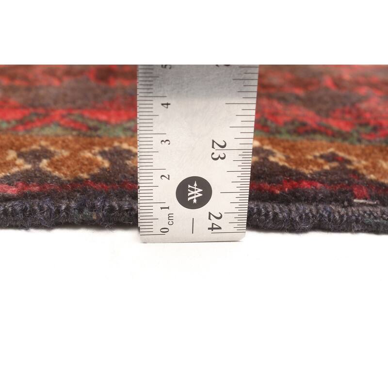 ECARPETGALLERY Hand-knotted Teimani Dark Grey Wool Rug - 2'10 x 4'4