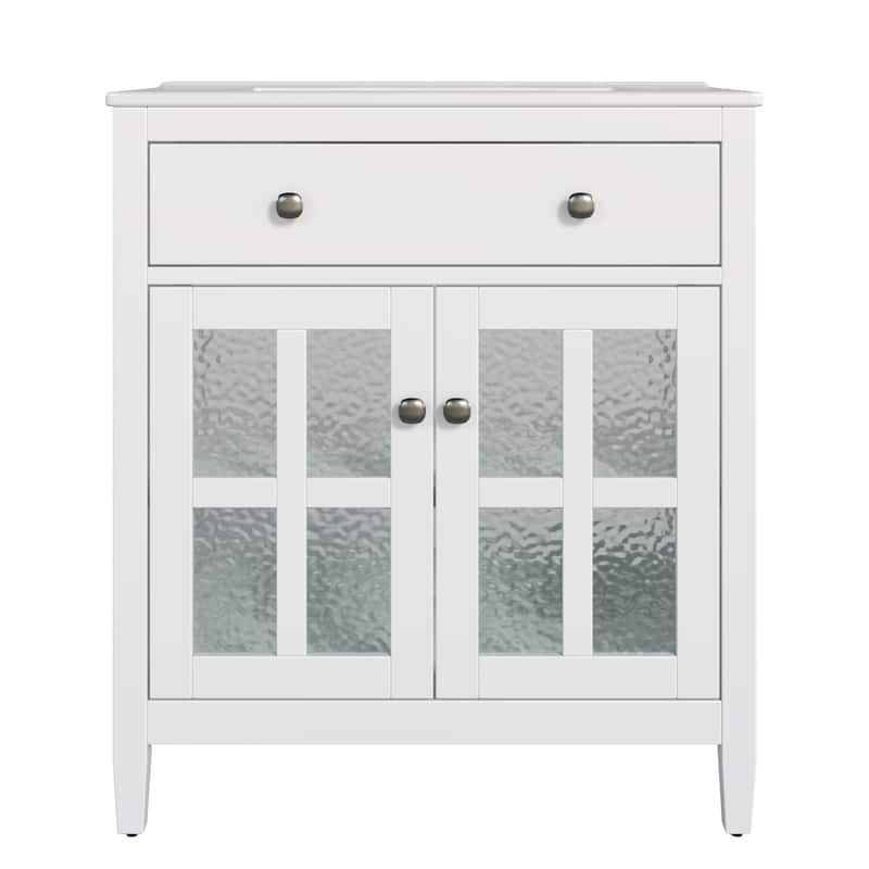 Christopher Knight Home-Josie 30-Inch Bathroom Vanity with Ceramic Sink