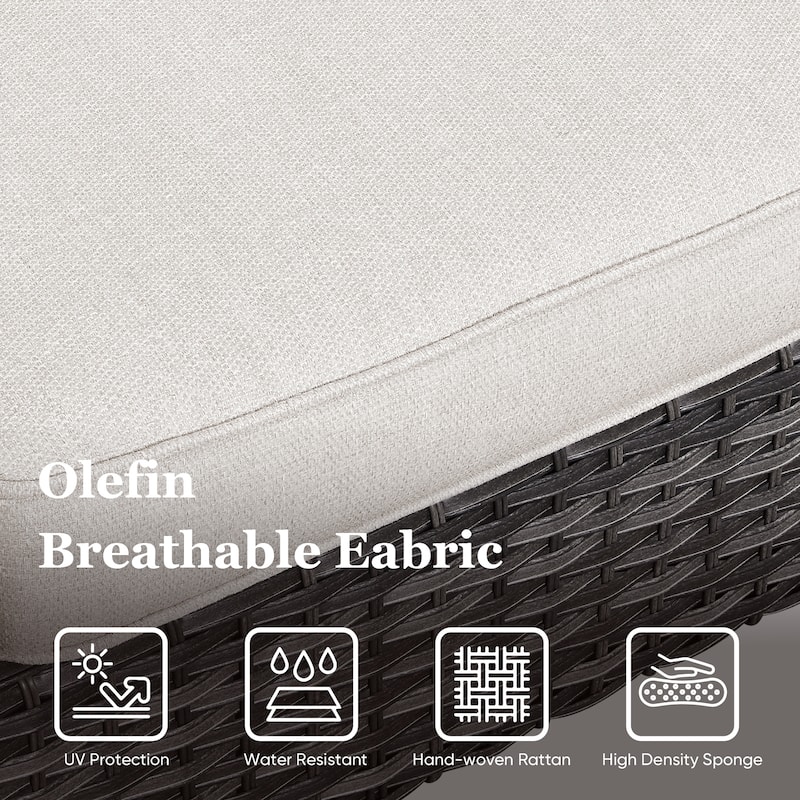 Fire Pit Table with Patio Sofa Swivel Chair Sets