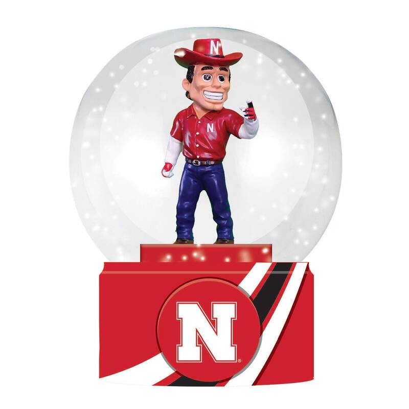 University of Nebraska 5 in. Glass Tabletop Snow Globe