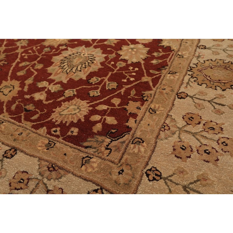 5'6''x8'6'' Hand Tufted Wool Burnt Orange Nourison Plush Pile Rug - 5' 6'' x 8' 6''