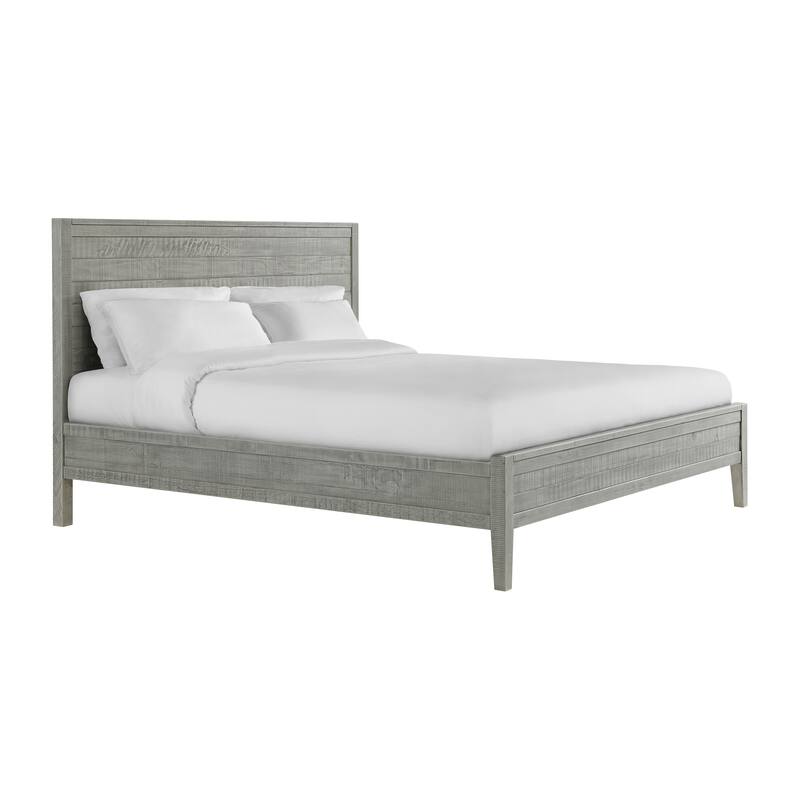 Arden 4-Piece Bedroom Set with King Bed, 2-Drawer Nightstand with Open Shelf, 5-Drawer Chest, 6-Drawer Dresser