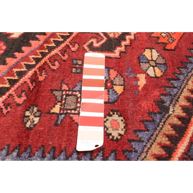 ECARPETGALLERY Hand-knotted Andelz Red Wool Rug - 4'7 x 7'5