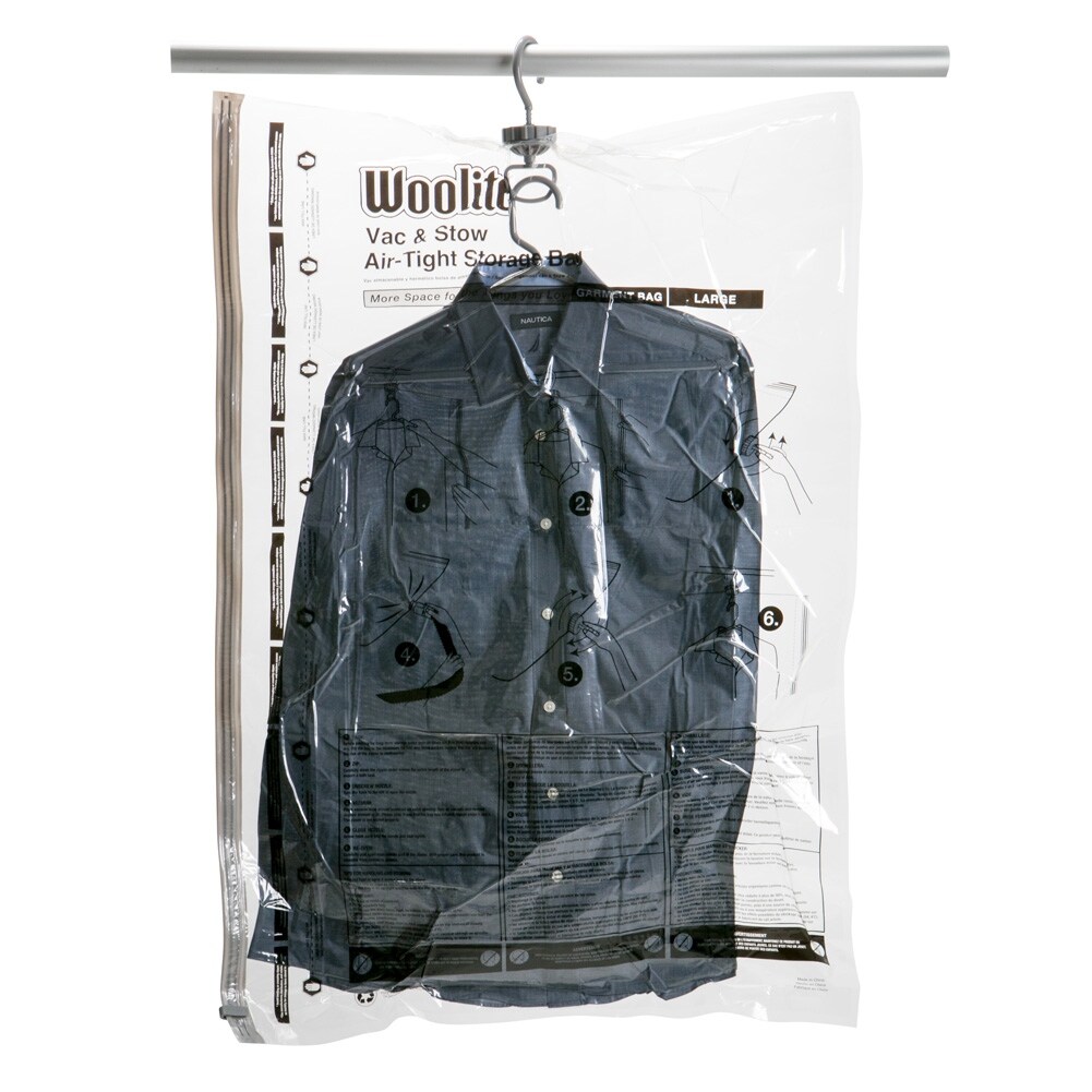 Airtight hanging garment cheap bags