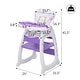 preview thumbnail 11 of 9, 3-in-1 High Chair for Babies and Toddlers, Table and Chair Set