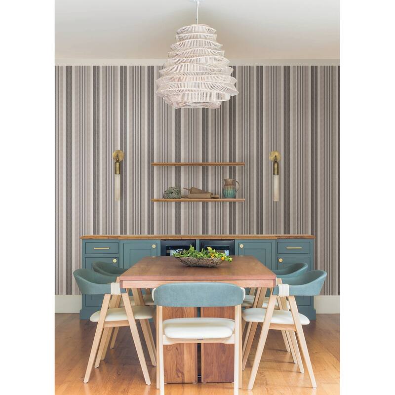 NuWallpaper Waverly Escot Charcoal Peel and Stick Wallpaper - N/A