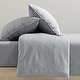 preview thumbnail 45 of 52, Calvin Klein Washed Percale Solid Cotton Duvet Cover Set