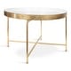 preview thumbnail 3 of 11, Kate and Laurel Celia Round Metal Coffee Table - 28.25x28.25x19