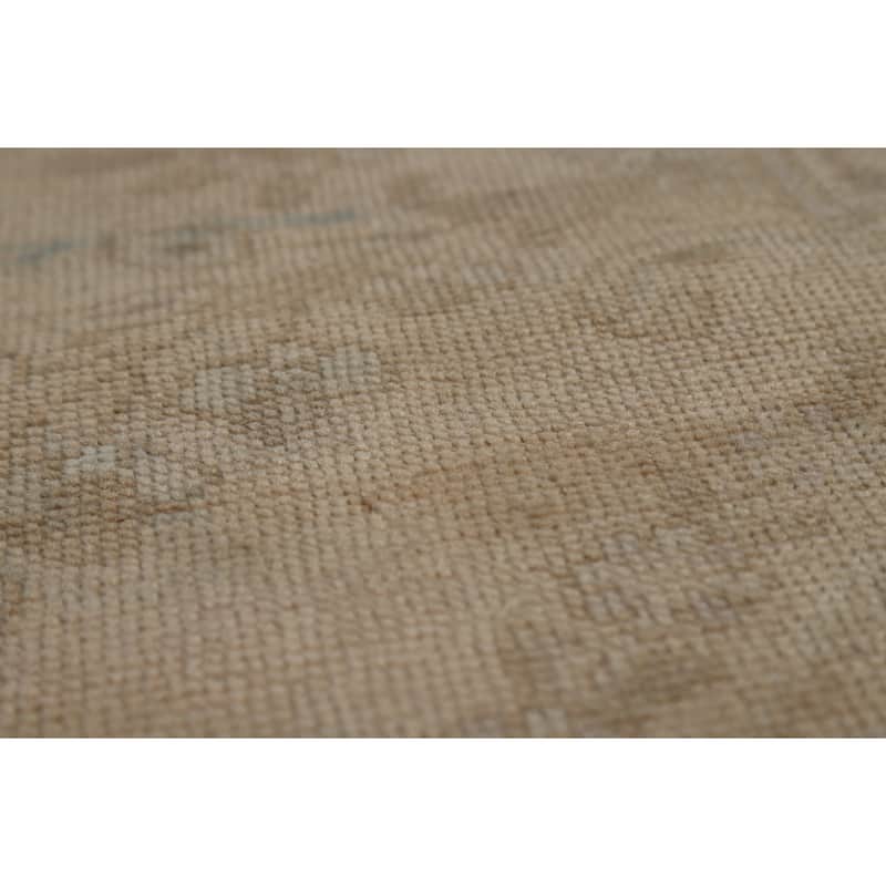 Traditional Tabriz Persian Vintage Area Rug Hand-Knotted Wool Carpet - 9'7" x 12'8"