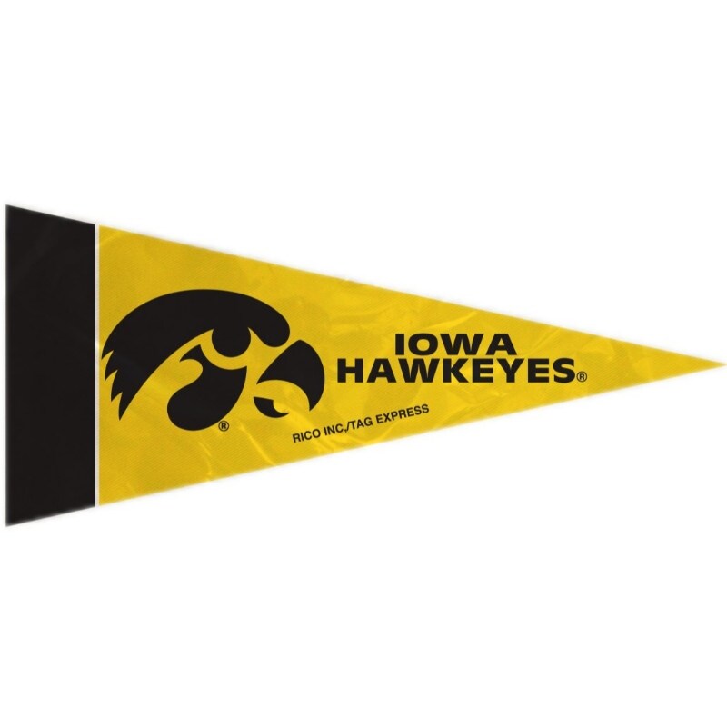 Shop Iowa Hawkeyes Mini Pennants 8 Piece Set Overstock 22204028