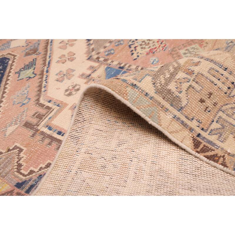 ECARPETGALLERY Hand-knotted Antalya Vintage Copper Wool Rug - 4'8 x 9'4
