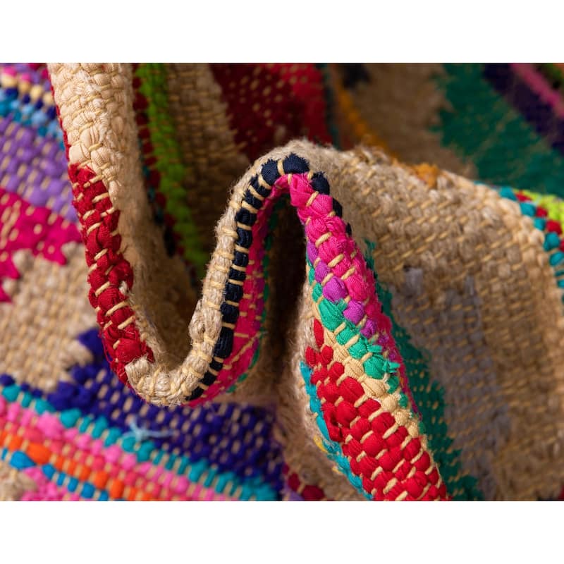 Contemporary Octiane Collection Area Rug