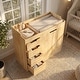 preview thumbnail 1 of 16, 47.2" Solid Wood Baby Changing Table Dresser, New Zealand Pine Nursery Storage Cabinet with 4 Drawers