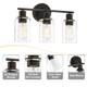 3 Light Vanity Light Bathroom Light Fixtures Wall Sconces