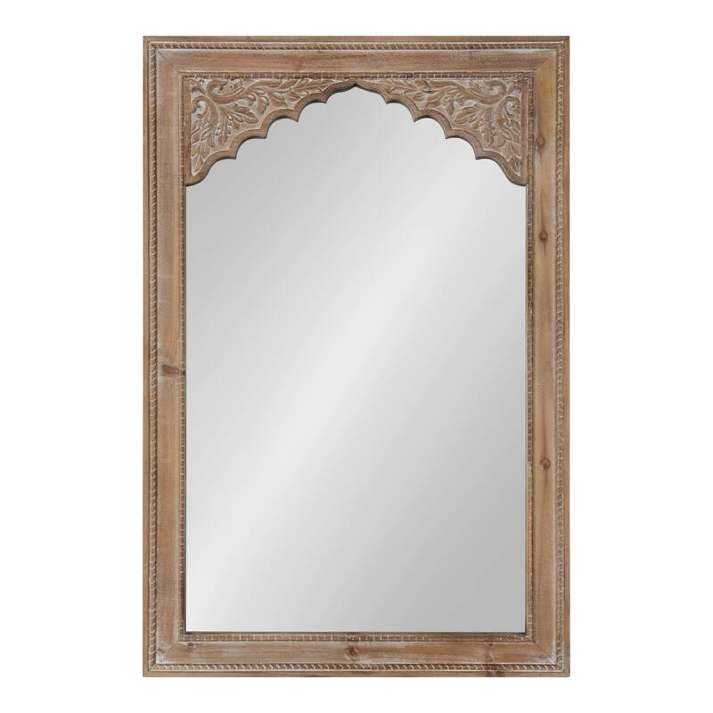 Kate and Laurel Shivani Wood Framed Mirror
