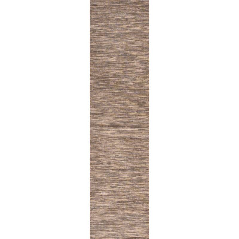 JONATHAN Y Bo Modern Flatweave Solid Area Rug - 2 X 8 - Brown