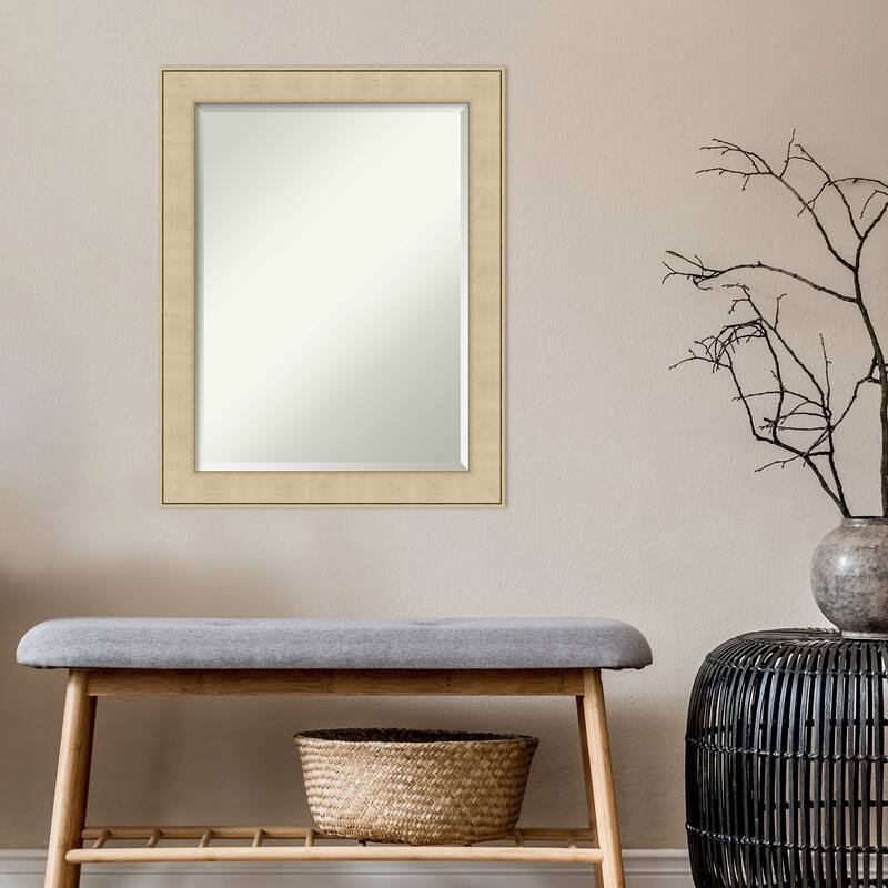 Beveled Wall Mirror - Classic Honey Silver Frame - Classic Honey Silver