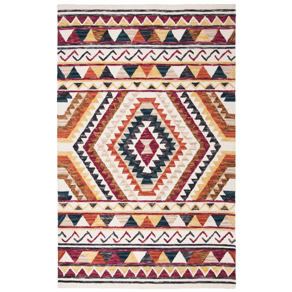 SAFAVIEH Handmade Aspen Despoina Bohemian & Eclectic Tribal Wool
