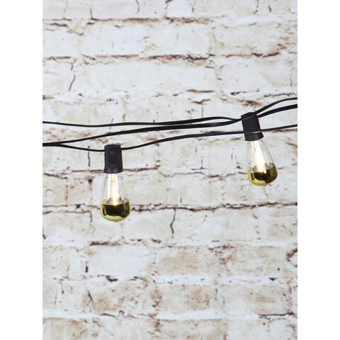 Brightech Ambience 1W LED ST64 26 Ft Gold Tipped Light Strand - Black