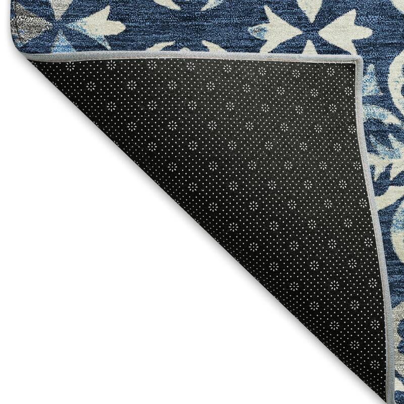 Premium Washable Super Soft Transitional Medallions Mayfield Rug