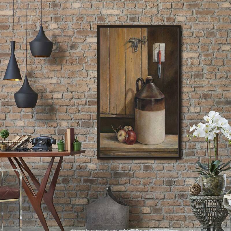 "Apple Cider" by Ruane Manning Print on Floating Canvas