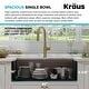preview thumbnail 8 of 122, KRAUS Bellucci Workstation Undermount Granite Composite Kitchen Sink