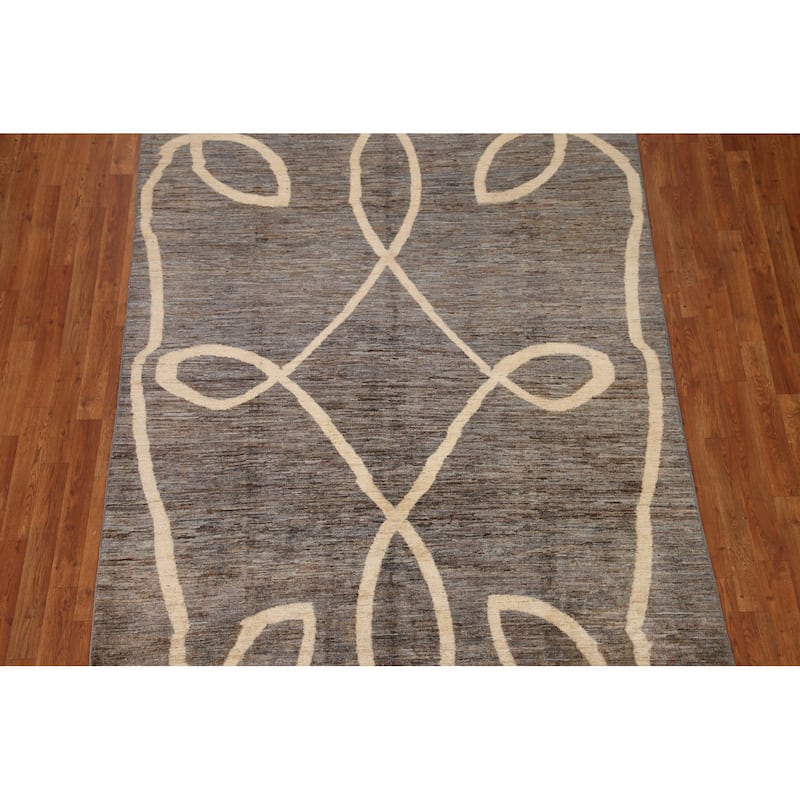 Gabbeh Kashkoli Area Rug Handmade Wool Carpet - 5'11"x 9'2"