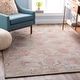 preview thumbnail 8 of 12, Canute Distressed Vintage Handmade Wool Area Rug Lilac/Taupe - 2' x 3'