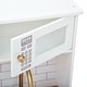 preview thumbnail 8 of 8, Teamson Kids - Little Chef Boston Modern Play Kitchen - White / Wood - 22.25" L x 12" W x 37.5" H