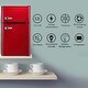 preview thumbnail 4 of 16, 3.2 CU FT Compact Mini Refrigerator Separate Freezer, Small Fridge