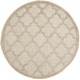 preview thumbnail 52 of 99, Nourison Easy Care Indoor/Outdoor Moroccan Trellis Area Rug 4' x Round - Cream