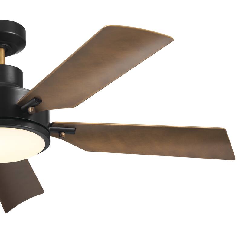 Kichler Lighting Guardian 56 inch Integrated LED Indoor Satin Black Ceiling Fan