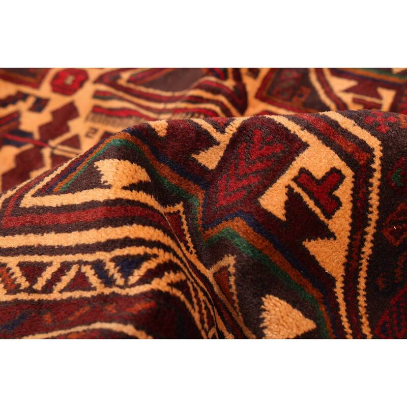 ECARPETGALLERY Hand-knotted Teimani Beige, Brown Wool Rug - 3'9 x 6'0