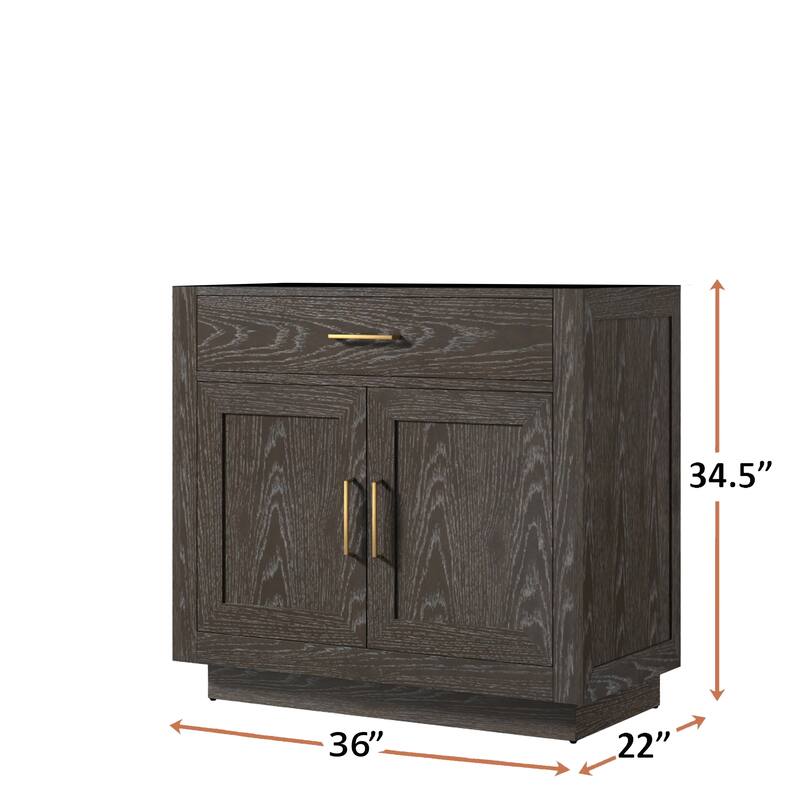 Abbey Bath Vanity No Top, No Faucet, No Mirror