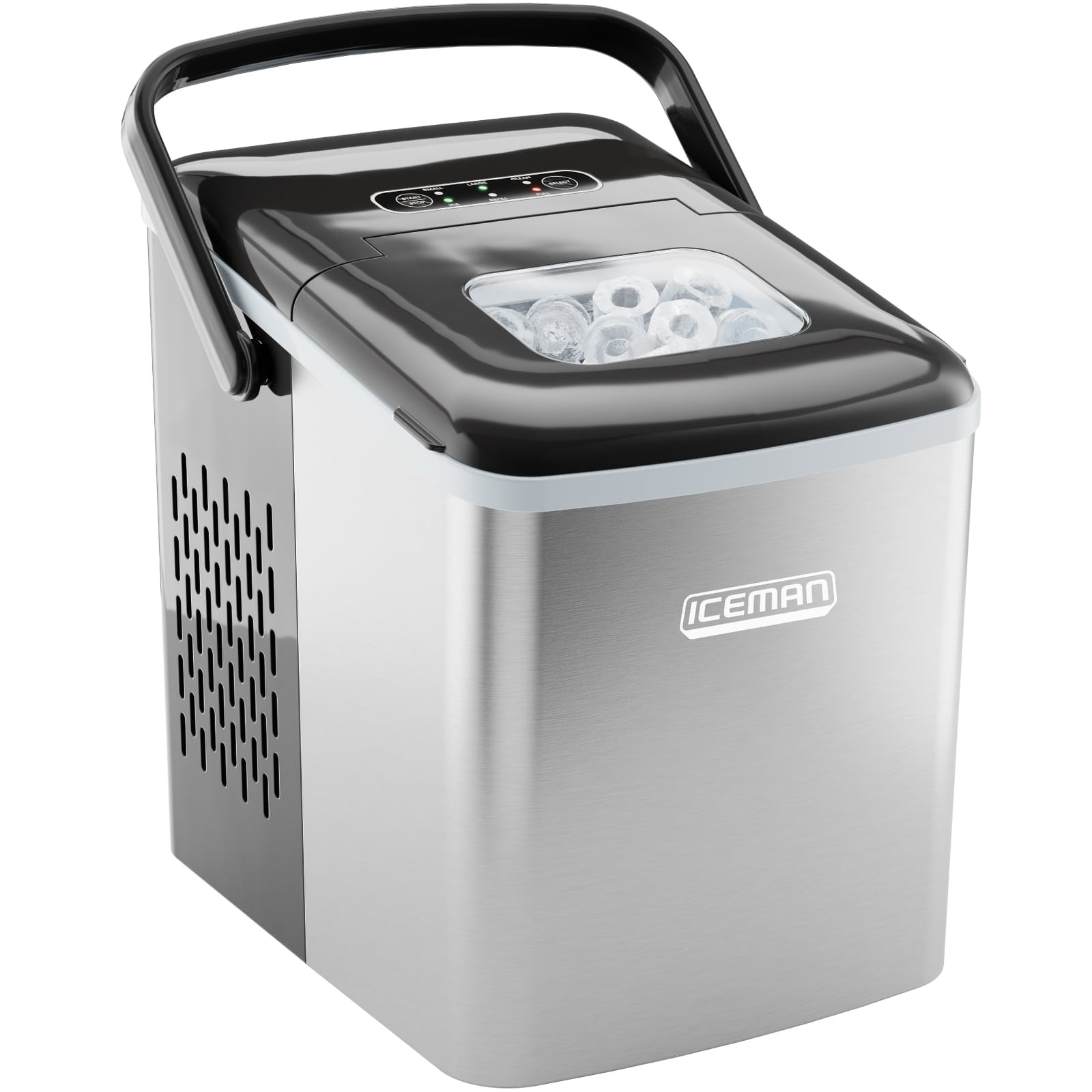 Iceman Dual-Size Ice Machine, 6 Mins per Batch, Two Ice Cube Size