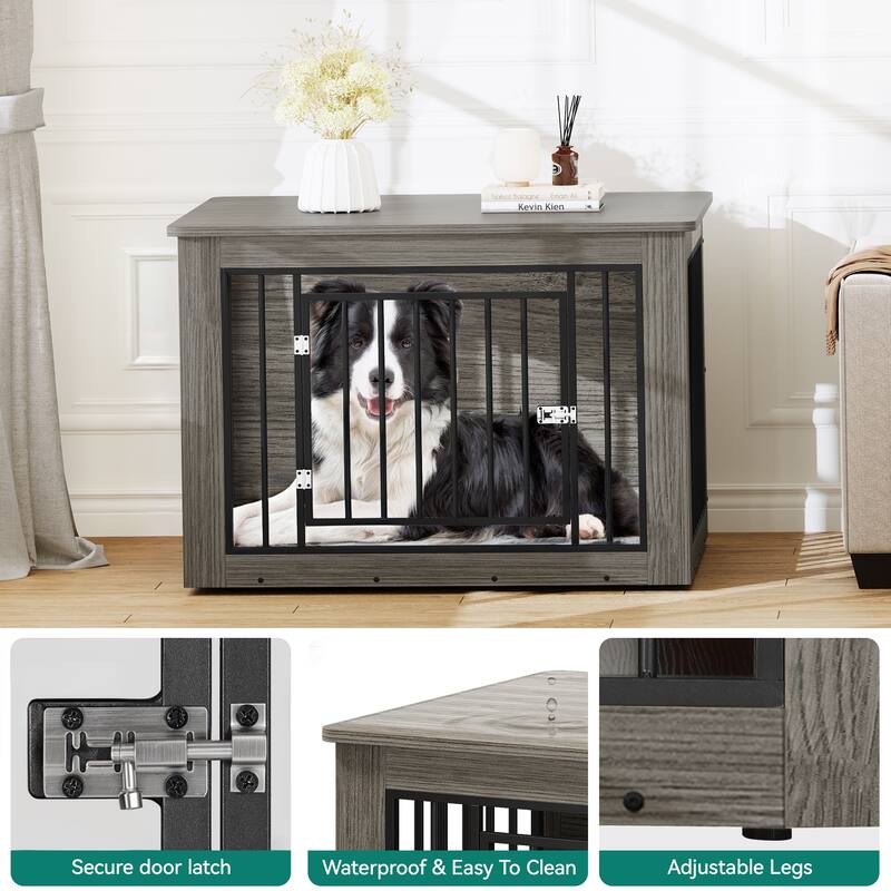 Moasis Dog Crate Furniture, End Table