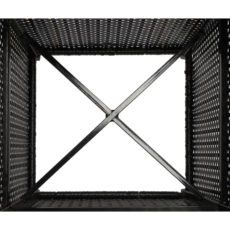 SAFAVIEH Outdoor Mazeli Trash Bin (Fully Assembled)