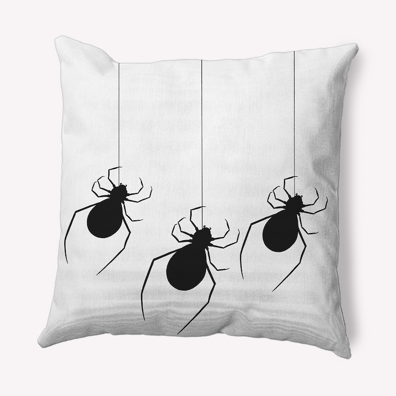 Hanging Spiders Decorative Throw Pillow