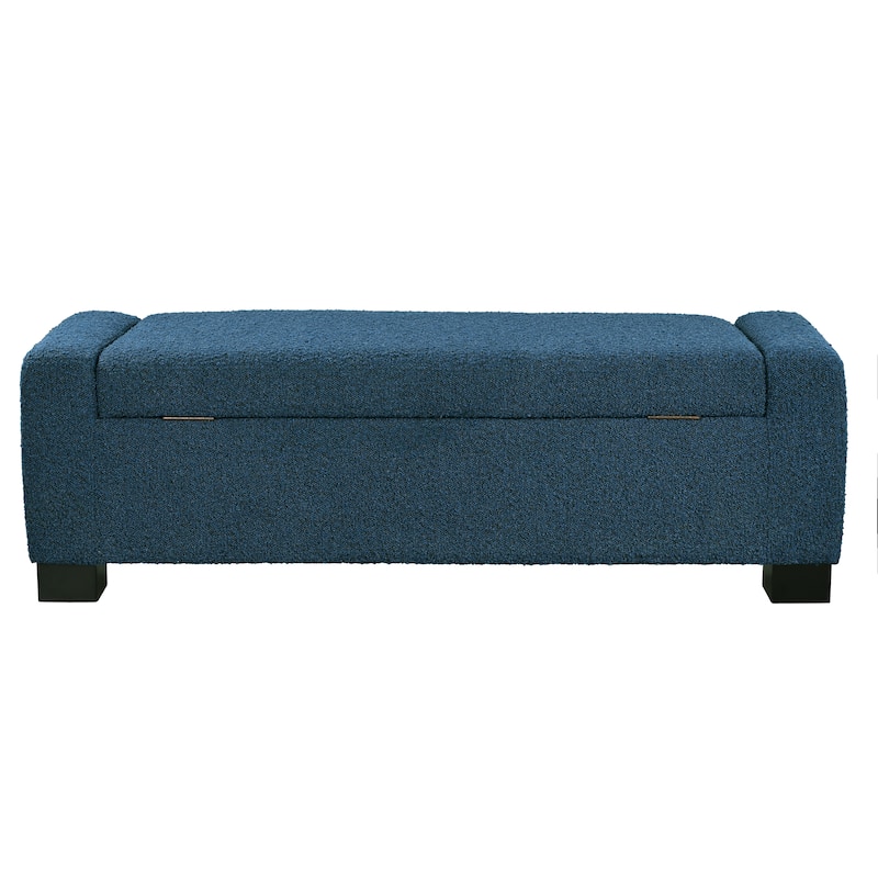 Maddie Fabric Storage Ottoman Bench by Christopher Knight Home