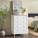 preview thumbnail 18 of 57, Walker Edison Bullrushes 4-drawer Solid Wood Chest