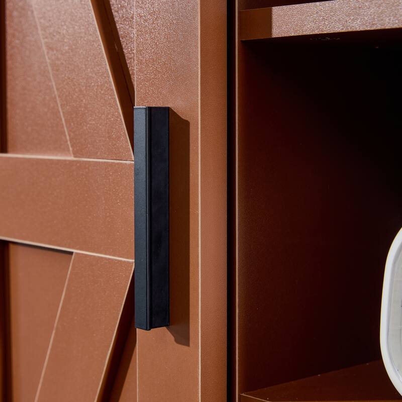 Bathroom Wall Cabinet With Sliding Door Multi-functional Storage Cabinet Wall Mounted For Bathroom Kitchen Laundry Room