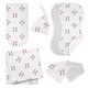 preview thumbnail 1 of 4, Baseball Sports Collection 7-piece Newborn Baby Layette Set - Red and White Americana